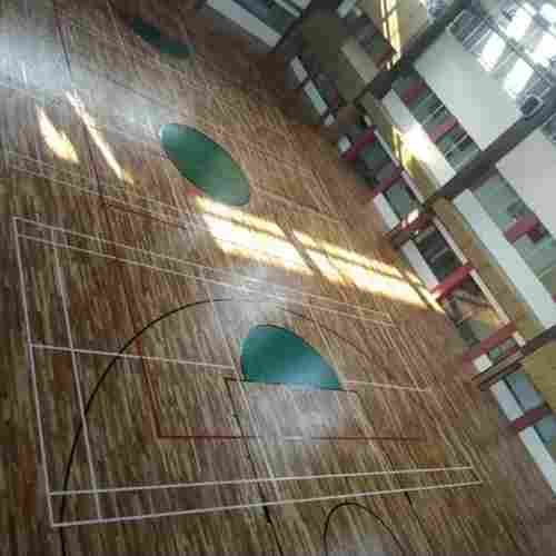Read Teak Wood Badminton Court