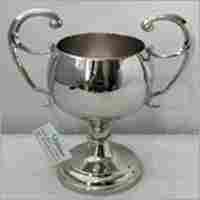 Brass Metal Finish Nickle Plated Dignity Cup