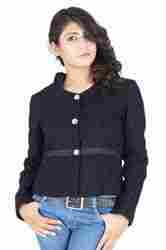 Navy Quilted Hoody Jacket