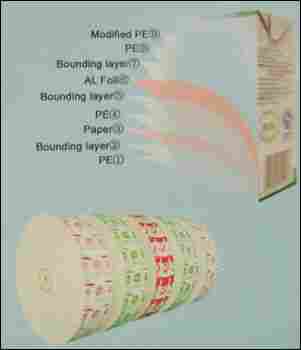 Aseptic Paper, AL and PE Laminated Packaging Materials