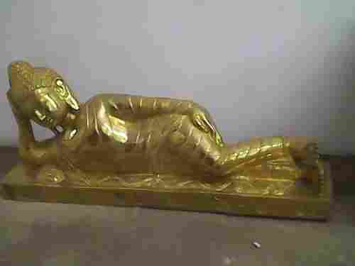 Brass Handcrafted Sleeping Buddha Statues (CII 030)
