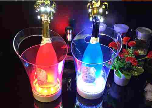 Rechargeable LED Champagne Ice Bucket