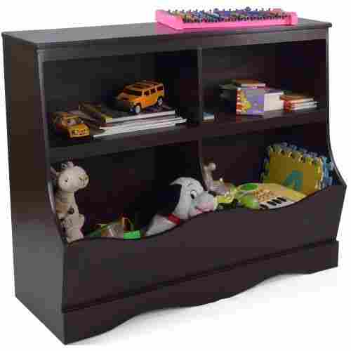 Toy Box And Book Shelf Brown