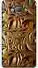 The Racoon Lean Gold Weave Hard Plastic Printed Back Case