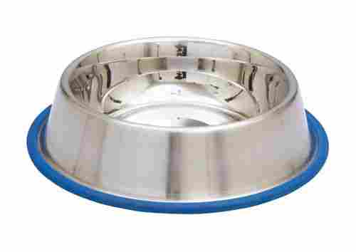 Non Tip Anti Skid Bowls With Bonded Rubber Ring