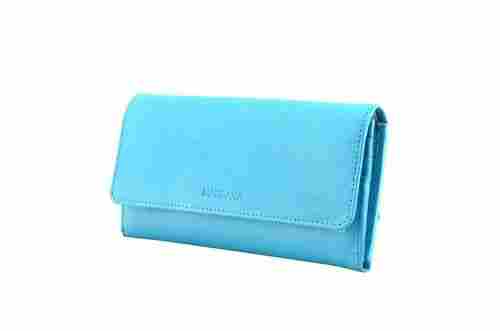 genuine leather turquoise ladies wallet