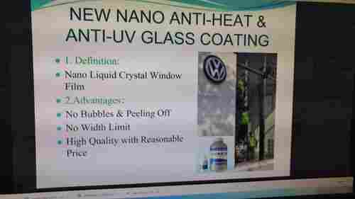 New Nano Anti-Heat And And Anti UV Glass Coating