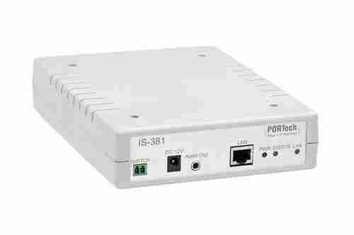 PORTech IS-381 1 Port IP Audio Gateway