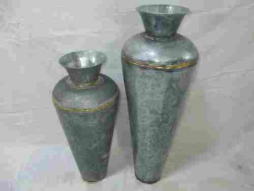 Brass Galvanized Vases