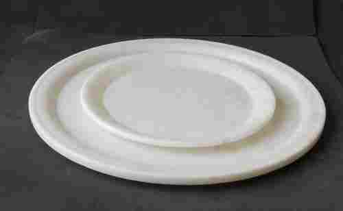 White Marble Serving Plates