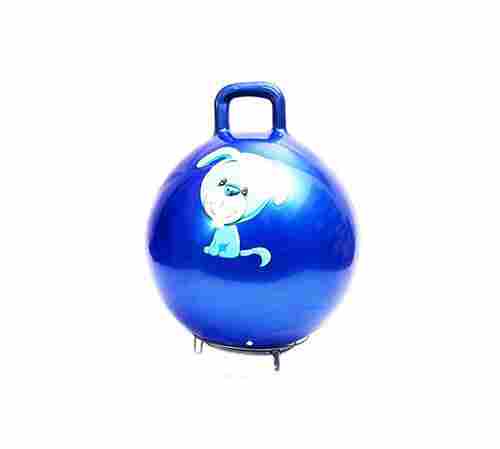 Inflatable Colorful Fitness Jumping Ball With Handle For Children