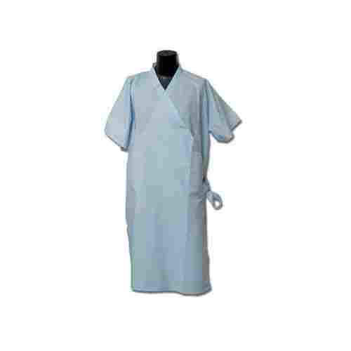 Half Sleeve Plain Patient Gown