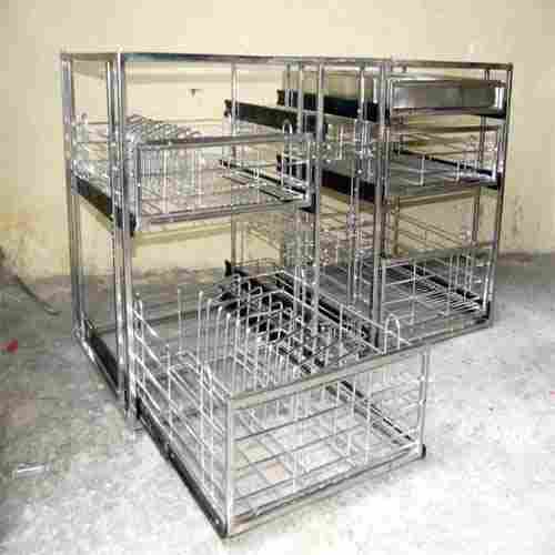 Stainless Steel Kitchen Trolleys at 1000.00 INR in Pune Hans Steel Art