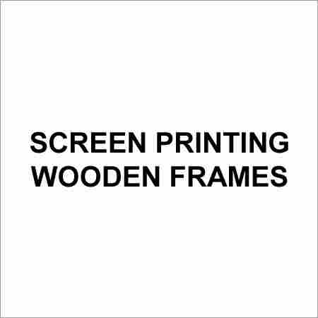 Screen Printing Wooden Frames