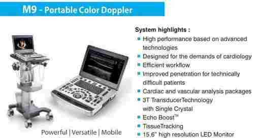 LED Display Portable Color Doppler