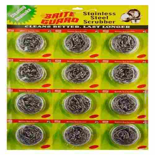 Brite Guard Stainless Steel Multipurpose Scrubber 8 Gm (12 Pc Sheet) - 50 Sheets