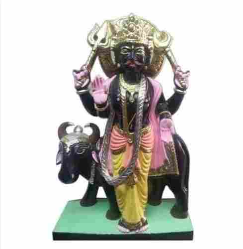 30 Inch Shani Bhagwan Marble Statue