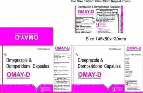 Omeprazole And Domperidone Acid Reflux Prescription Capsules