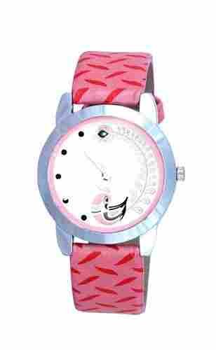 Pink Osm Feathers Watch For Women