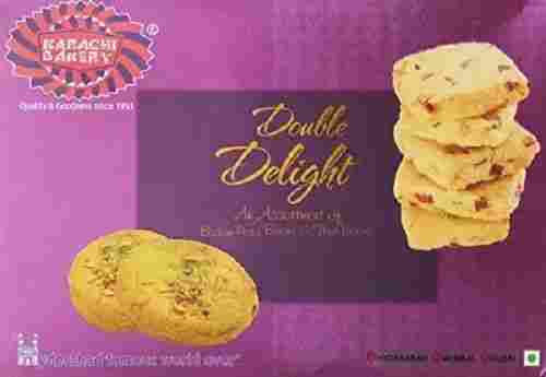 Karachi Bakery Double Delight Fruit Biscuit With Badam And Pista, 400g