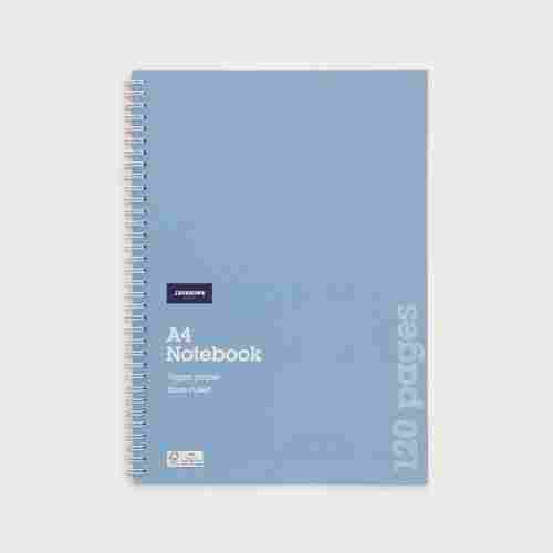Dust Proof Eco Friendly Light Weight Both Side Lines A4 Spiral Notebook (70 GSM)