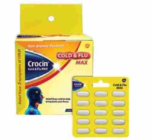 Crocin Cold & Flu Max Paracetamol Tablets