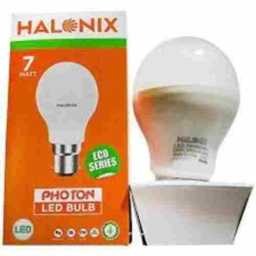 Round Shape And White Color Halonix Led Bulb 9 Watt With White Light