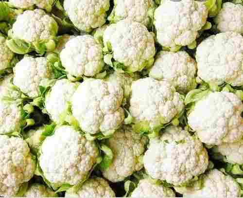100% Organic And Fresh A Grade White Round Cauliflower For Cooking, Pack Of 10 Kg