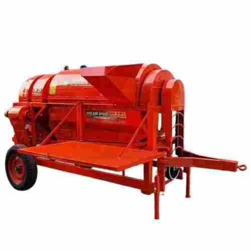 Orange Heavy-Duty Metal Paddy Thresher Machine For Agricultural