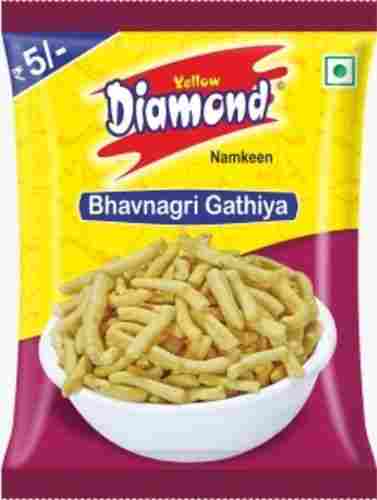 100 % Delicious And Salty Diamond Bhavangari Gathiya For Snacks, 50 Gram