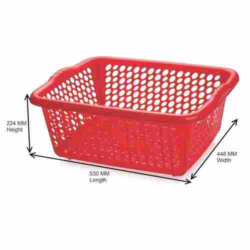 Unbreakable Plastic Basket For Fruit And Vegetable Storage Use