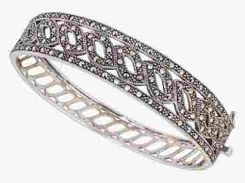 Women's Silver Fashion Featured Party Occassion Wear Bangle