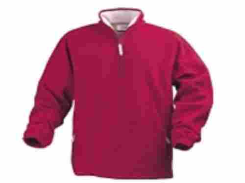 Plain Pattern Comfortable Full Sleeve Polo Neck Cotton T Shirt For Men