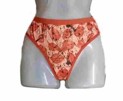 Leaf Printed Combed Cotton Hosiery Ladies Panties With S, M, L, Xl,Xxl Size