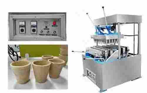 विद्युत रूप से संचालित खाद्य कप बनाने की मशीन