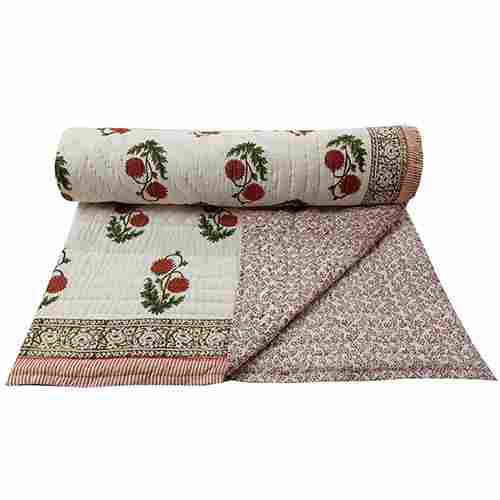Printed Cotton Single Bed Rajai at Best Price in Jaipur M.s. Creation