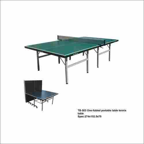  TB-503 वन-फोल्डेड पोर्टेबल टेबल टेनिस टेबल