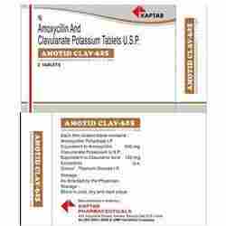 Amoxycillin And Clavulanate Potassium Tablets 625mg