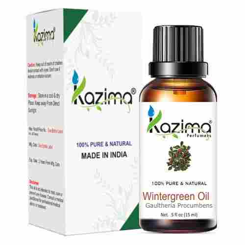 100% Pure and Natural Wintergreen Oil 15ml with 2 Years of Shelf Life