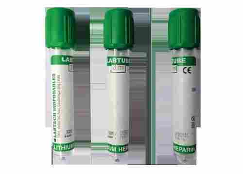 Non Vacuum Blood Collection Tubes (Lithium Heparin 2ml)