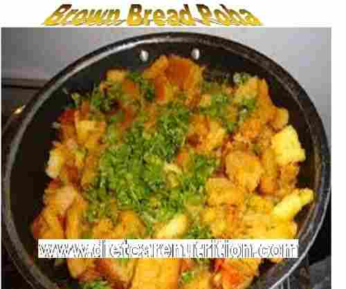 Brown Bread Poha