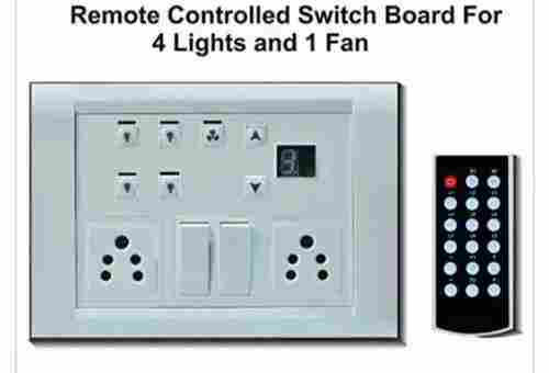 Remote Controlled Switch Board For 4 Light And 1 Fan
