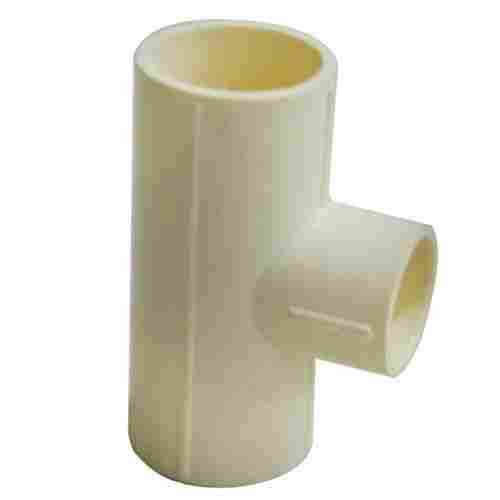 3/4 X 1/2 Inch White Cpvc Flow Reducing Pipe Tee