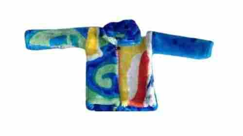  बच्चों के लिए हाथ से बुना हुआ फुल स्लीव क्रू नेक ज़िप क्लोज़र वूलन स्वेटर