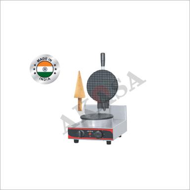 Stainless Steel Akasa Indian Waffle Cone Machine