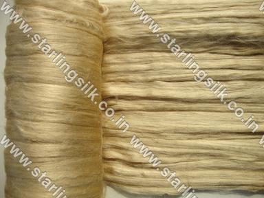 Light Brown Tussar Silk Wide Roll