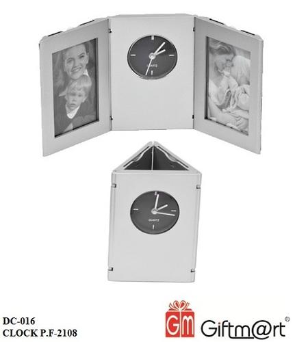 Photo Frame Clock With Pen Stand