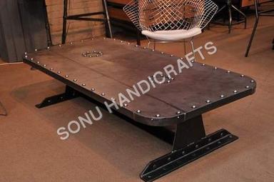 Handmade Industrial Riveted Coffee Table