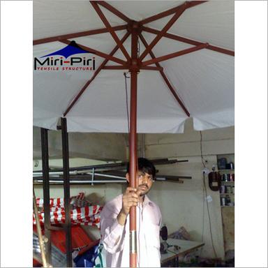 White Canvas Umbrellas