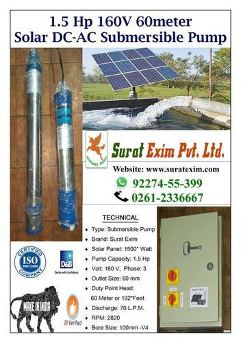 Aluminum 1.5 Hp Solar Water Pumping System